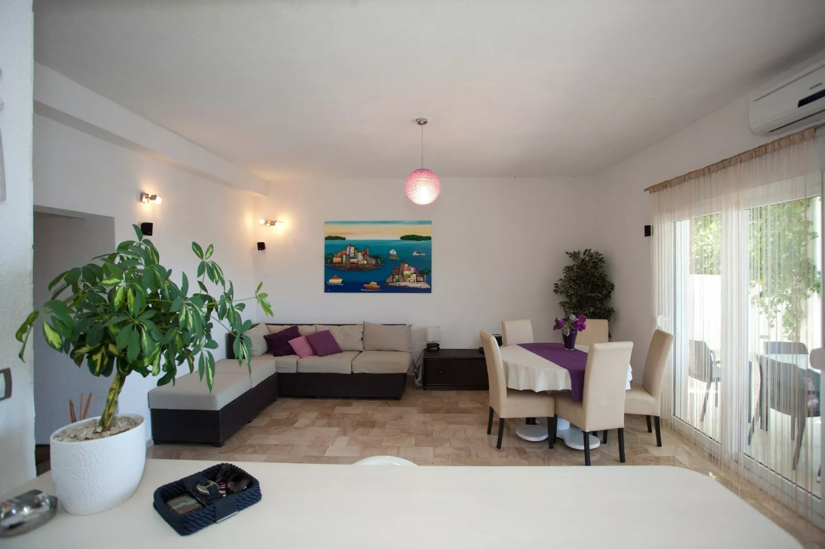 Wonderful Visinisce Apartments with Terrace and Sea Views - Standard Two Bedroom Apartment  (Owner 1) - Living room