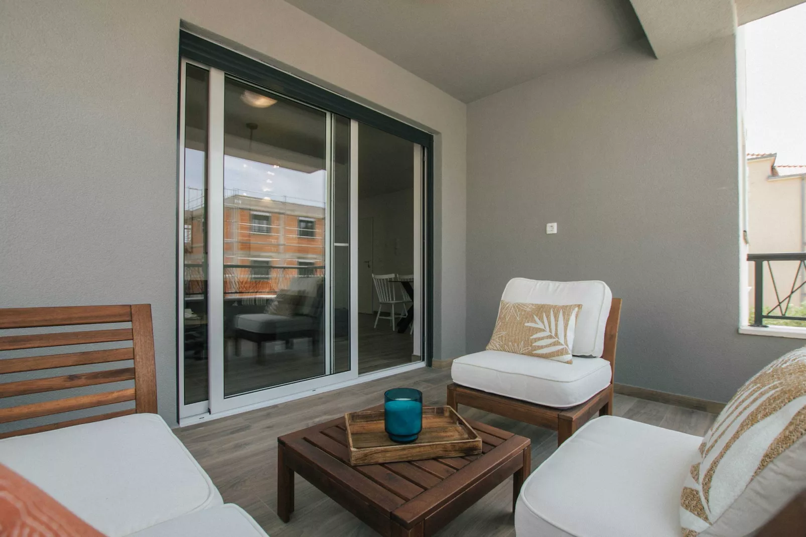 Spacious Luxury Trogir Apartments - Classic Two Bedroom Apartment (Coral) - Terrace balcony