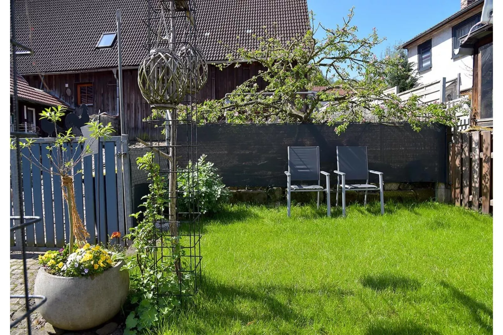 Ferienwohnung Bärbel - Jardins en été