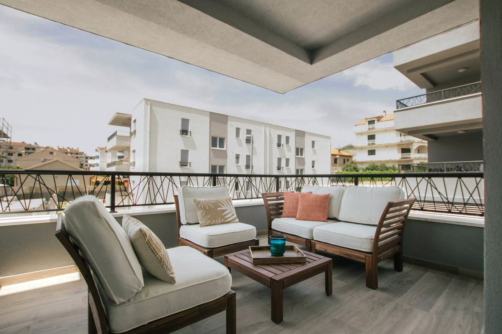 Spacious Luxury Trogir Apartments - Classic Two Bedroom Apartment (Coral) - Terrace balcony