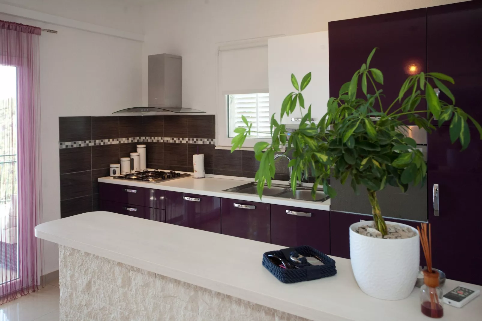 Wonderful Visinisce Apartments with Terrace and Sea Views - Standard Two Bedroom Apartment  (Owner 1) - Kitchen