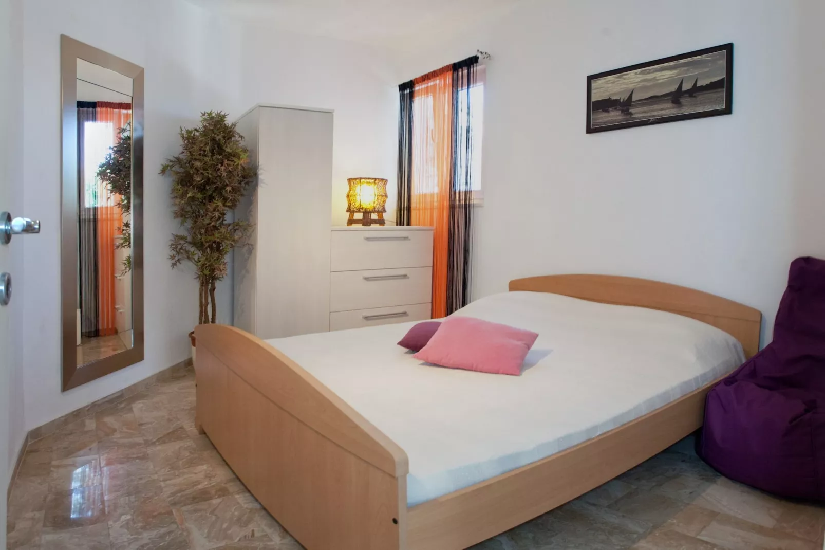 Wonderful Visinisce Apartments with Terrace and Sea Views - Standard Two Bedroom Apartment  (Owner 1) - Bedroom