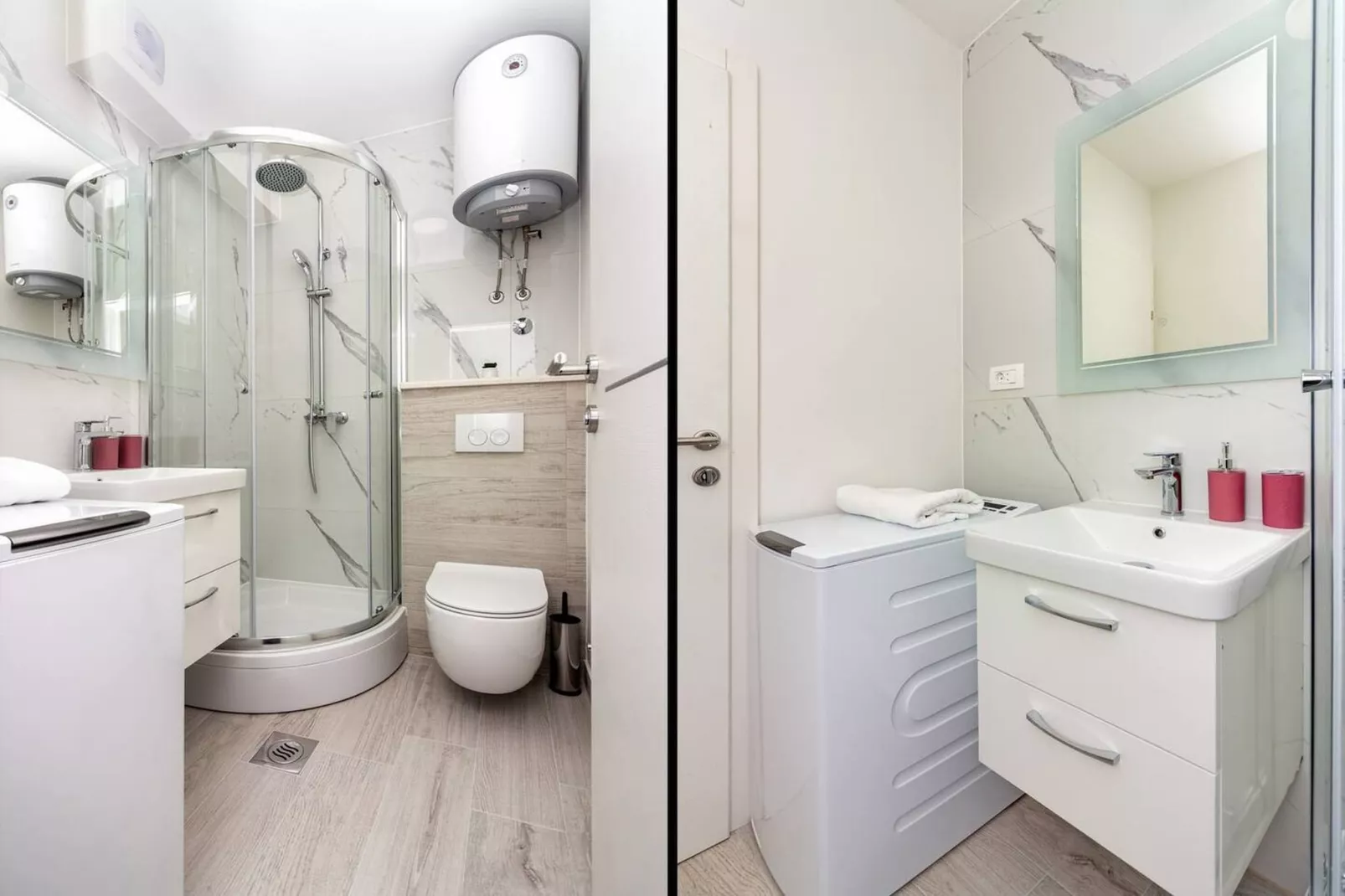 Modern Apartments with Private Balcony - One Bedroom Apartment (Owner S1) - Badezimmer