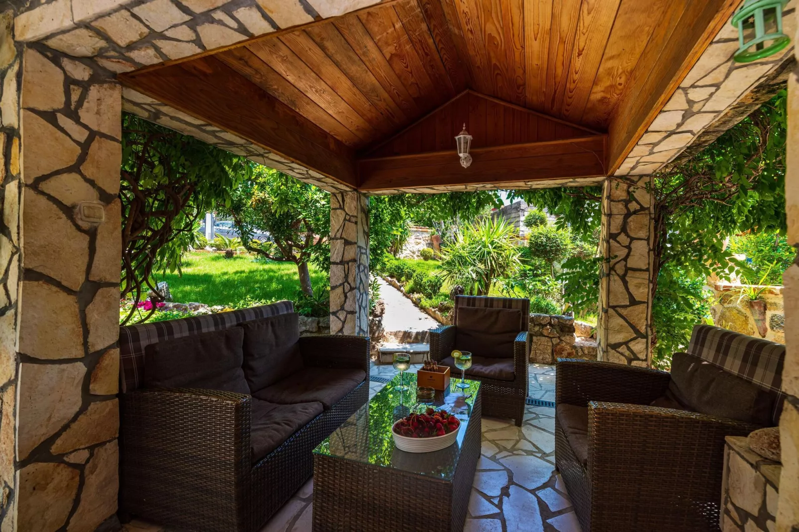 Holiday House Danica-Terrassenbalkon