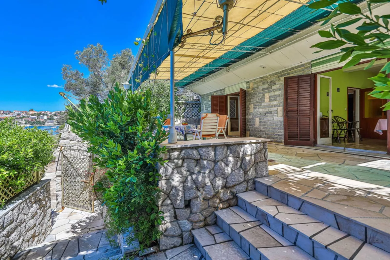 Holiday Home by the Sea with Terrace & Ocean Views on Čiovo - Two Bedroom Holiday Home
