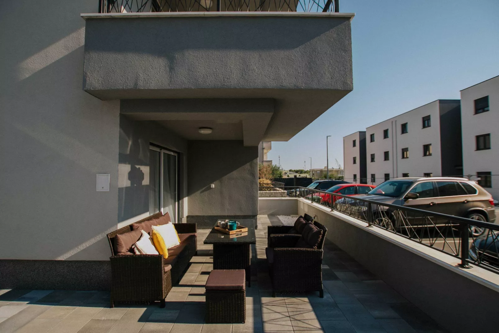 Spacious Luxury Trogir Apartments - Two Bedroom Apartment (Marin) - Terrace balcony