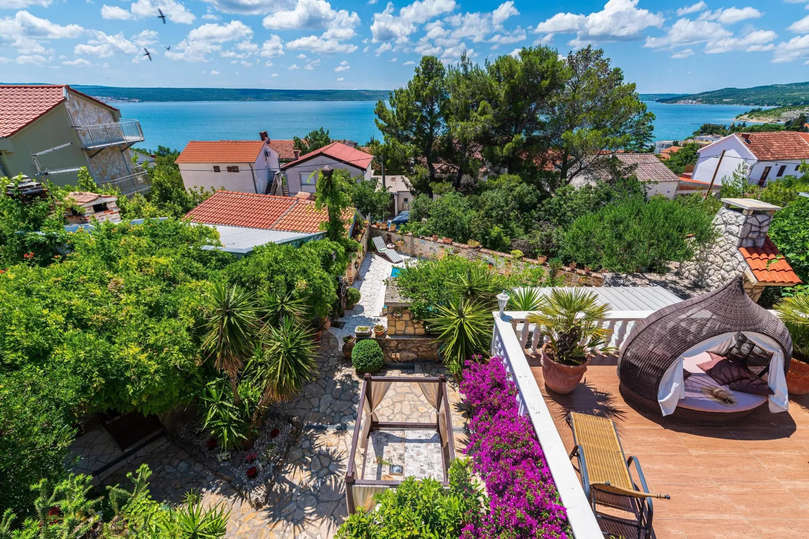 Holiday House Danica-Aussicht Sommer