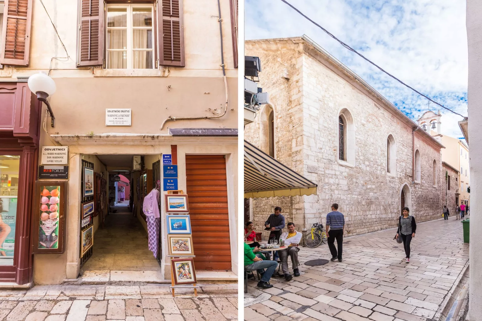 Secret & Stylish Hideaway Apartments Zadar Old Town - Double Room (owner Mila Room) - Im Freien