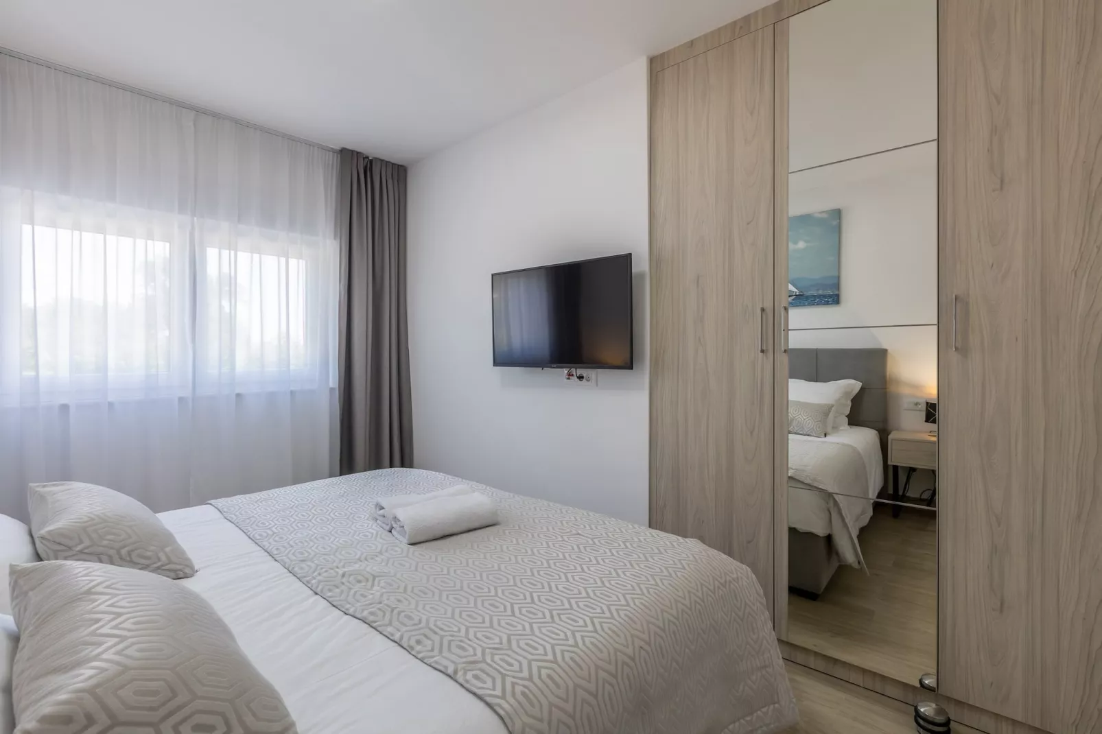 Scenic Kastel Luksic Apartments - One Bedroom Apartment (owner sjever manji) - Chambre