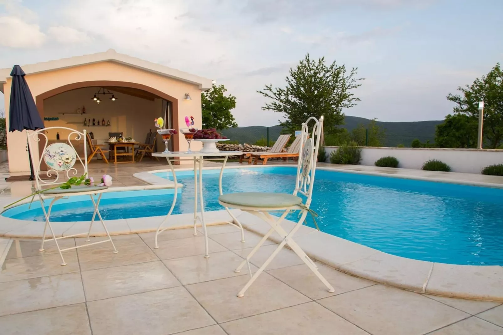 Peaceful Escape with Mountain Views, Heated Pool and Modern Amenities in Radošić - Four Bedroom Villa - Swimming pool