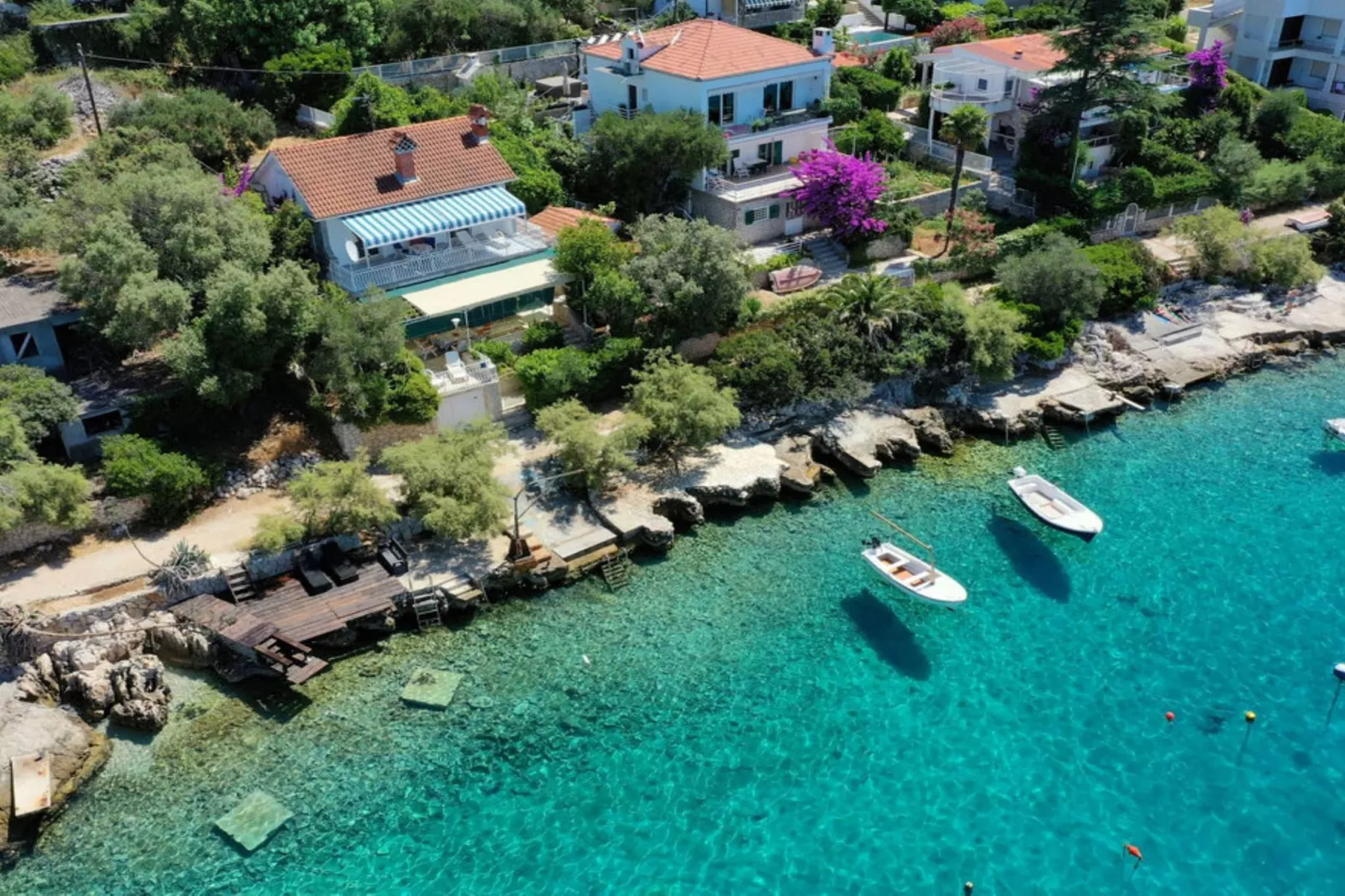 Holiday Home by the Sea with Terrace & Ocean Views on Čiovo - Two Bedroom Holiday Home
