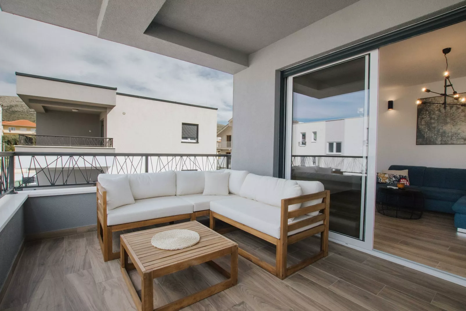Spacious Luxury Trogir Apartments - Standard Two Bedroom Apartment (Nora) - Terrace balcony