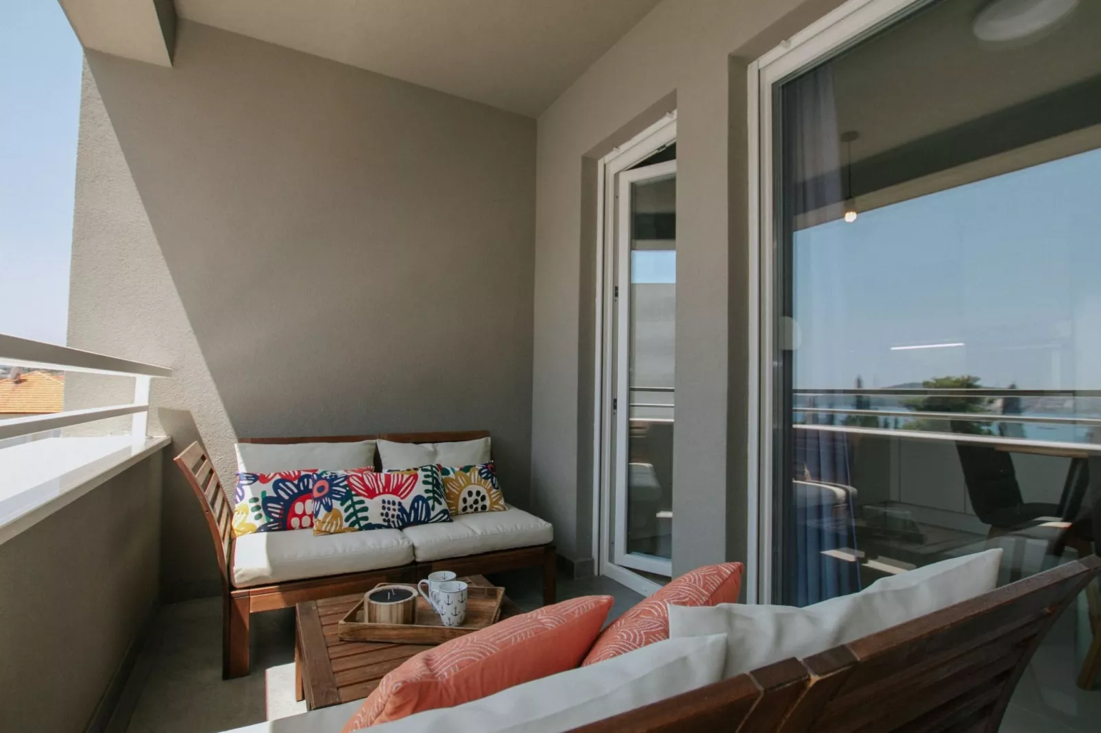 Scenic Sea View Apartment Trogir - Two Bedroom Apartment with Balcony and Sea View