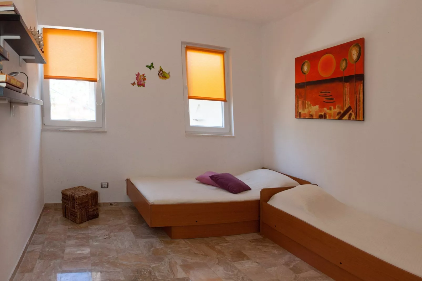 Wonderful Visinisce Apartments with Terrace and Sea Views - Standard Two Bedroom Apartment  (Owner 1) - Bedroom