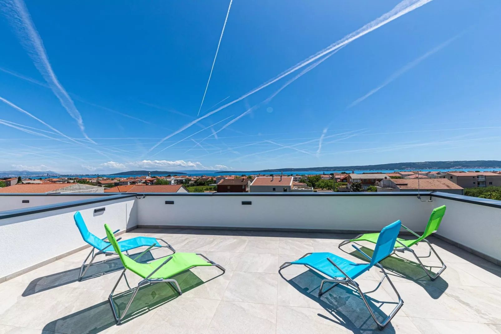 Elegant Kastel Novi Apartment with Sea View Balcony - Two Bedroom Apartment with Sea View and Balcony - Terrace