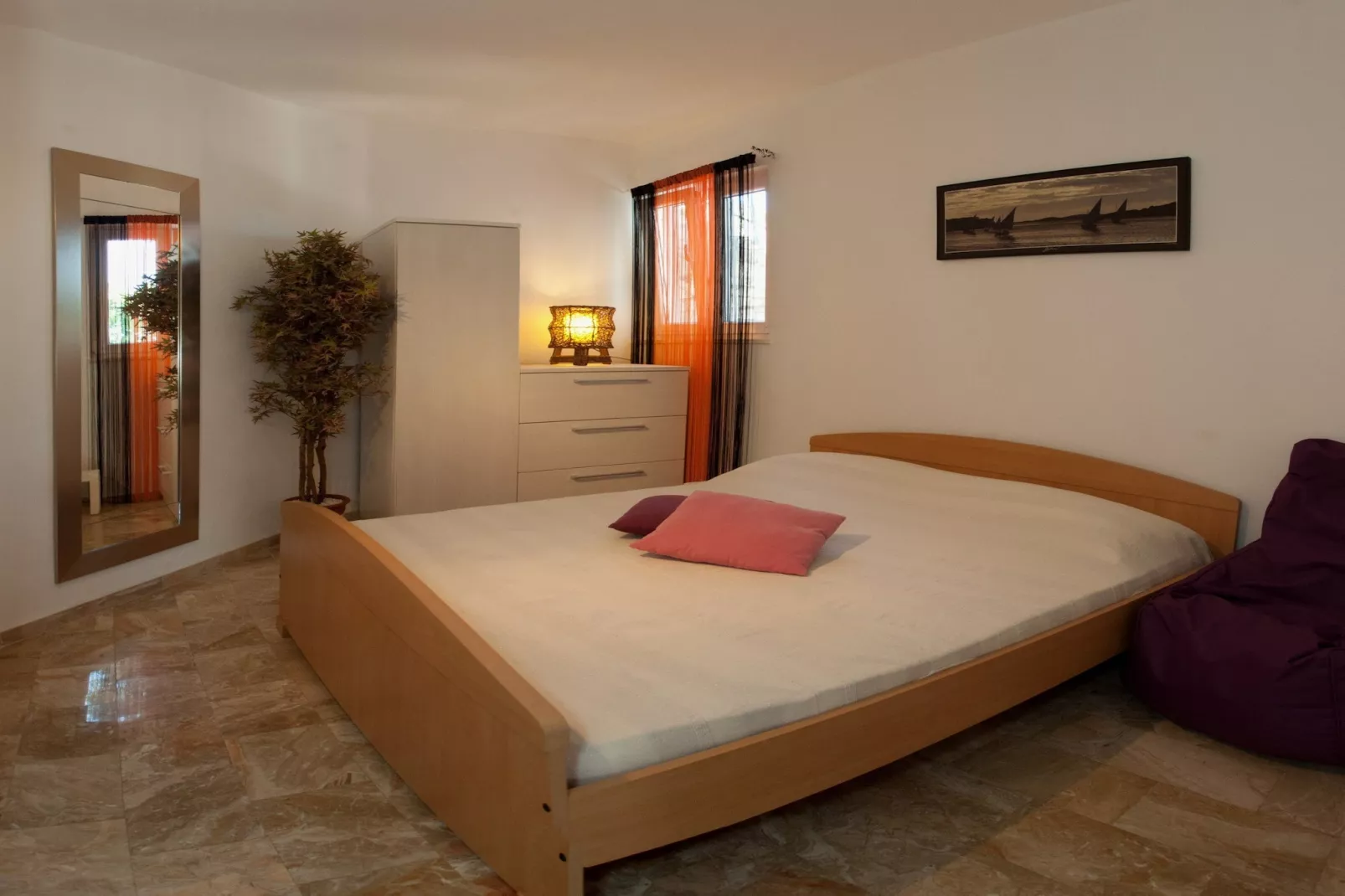 Wonderful Visinisce Apartments with Terrace and Sea Views - Standard Two Bedroom Apartment  (Owner 1) - Bedroom