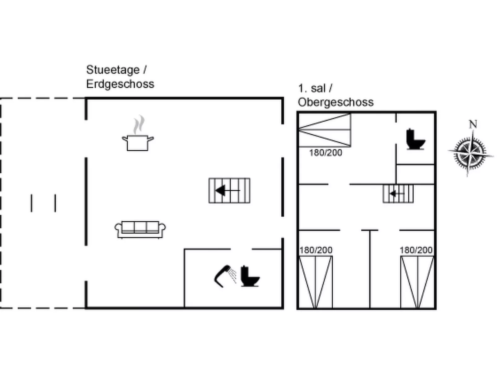 "Annrike" - 900m from the sea - Drinnen