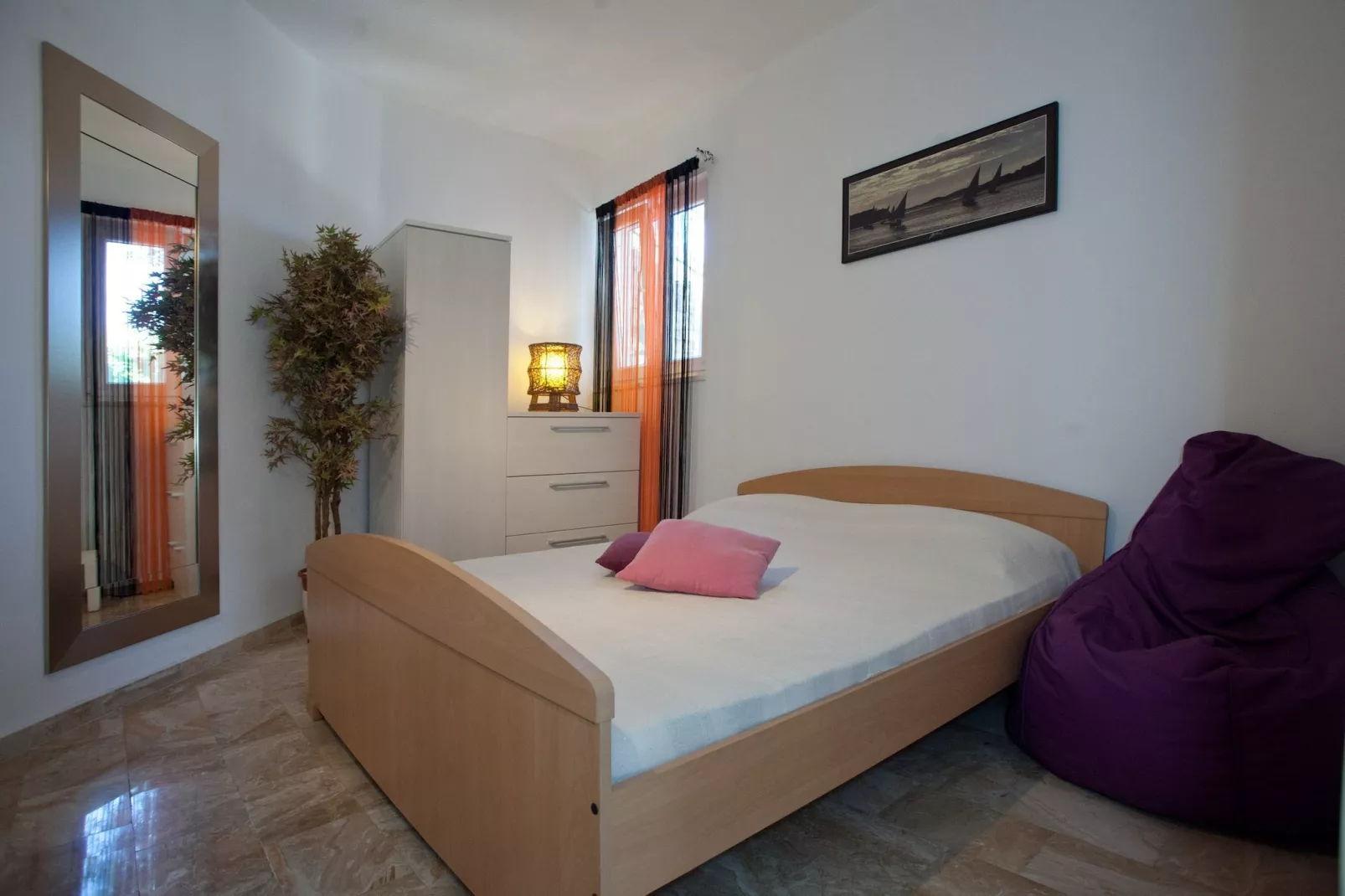Wonderful Visinisce Apartments with Terrace and Sea Views - Standard Two Bedroom Apartment  (Owner 1) - Bedroom