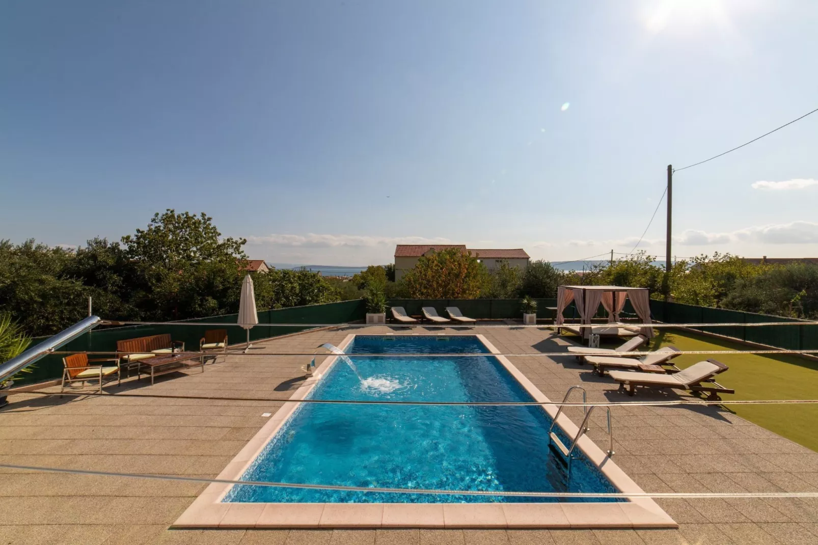 Spacious Holiday Home with Pool and Hot Tub in Kastel Stari - Four Bedroom Holiday Home with Pool - Swimming pool