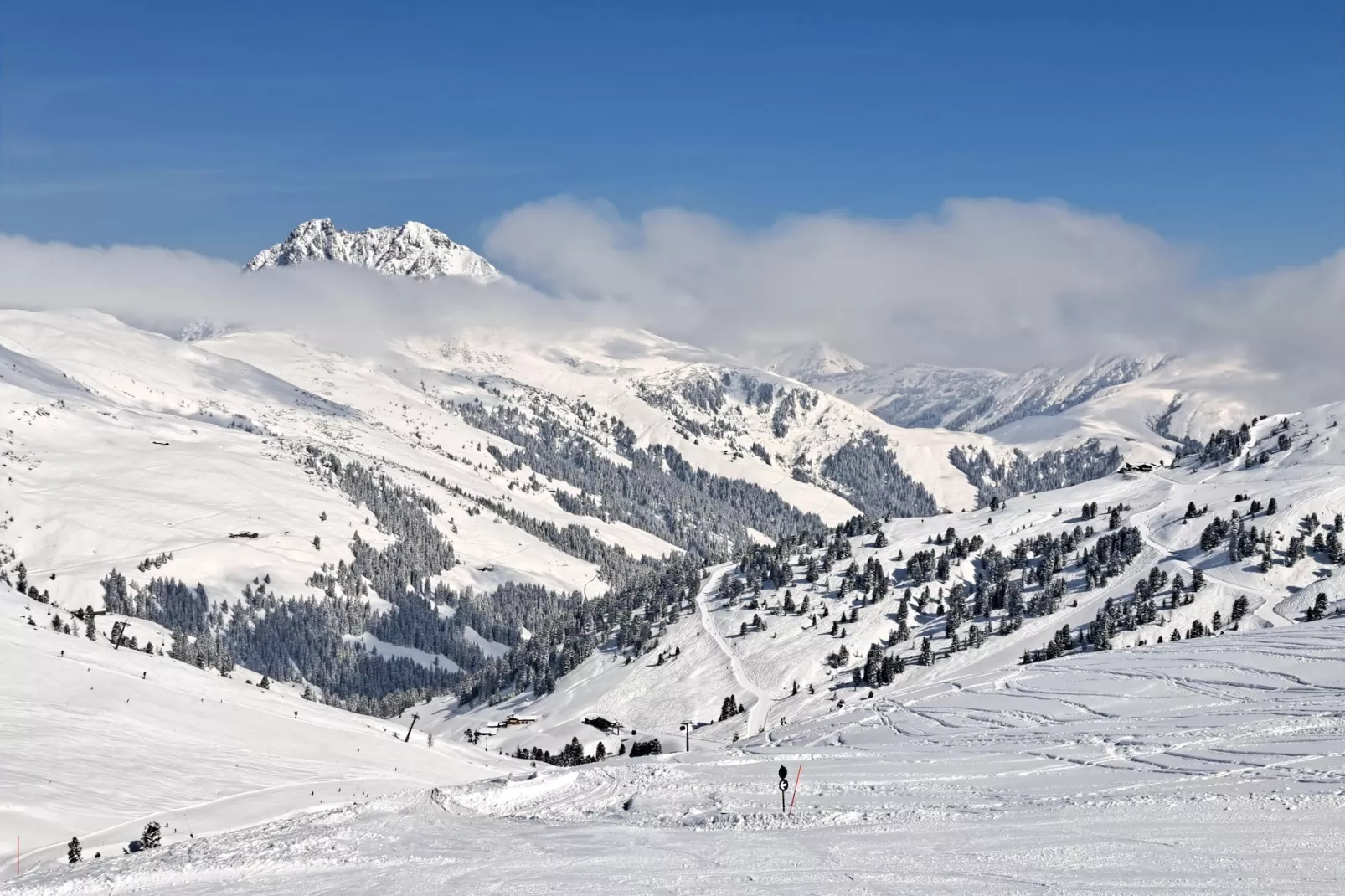 Gernkogelblick - Area within 5km in winter