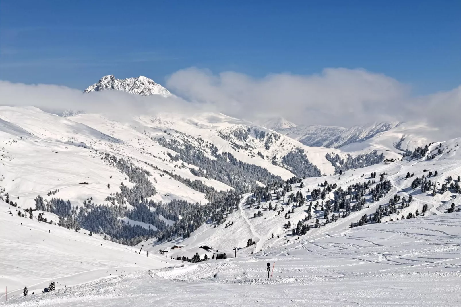 Mitterkopfblick - Area within 20km in winter