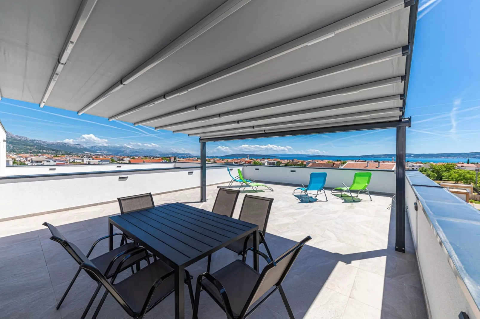 Elegant Kastel Novi Apartment with Sea View Balcony - Two Bedroom Apartment with Sea View and Balcony - Terrace