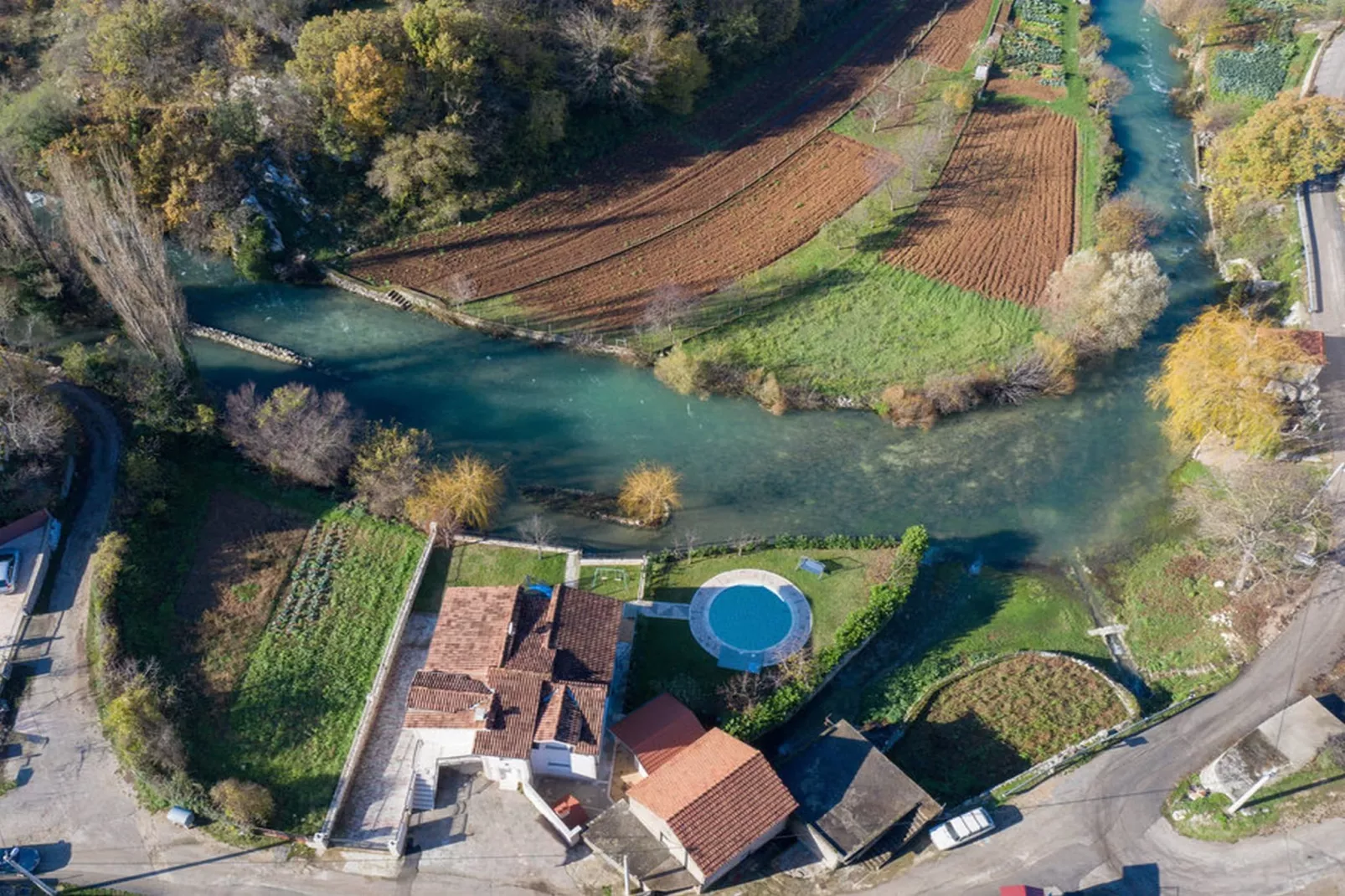 Serene Villa with Pool, BBQ, and Authentic Tavern Surrounded by Nature - Five Bedroom Holiday Home - View