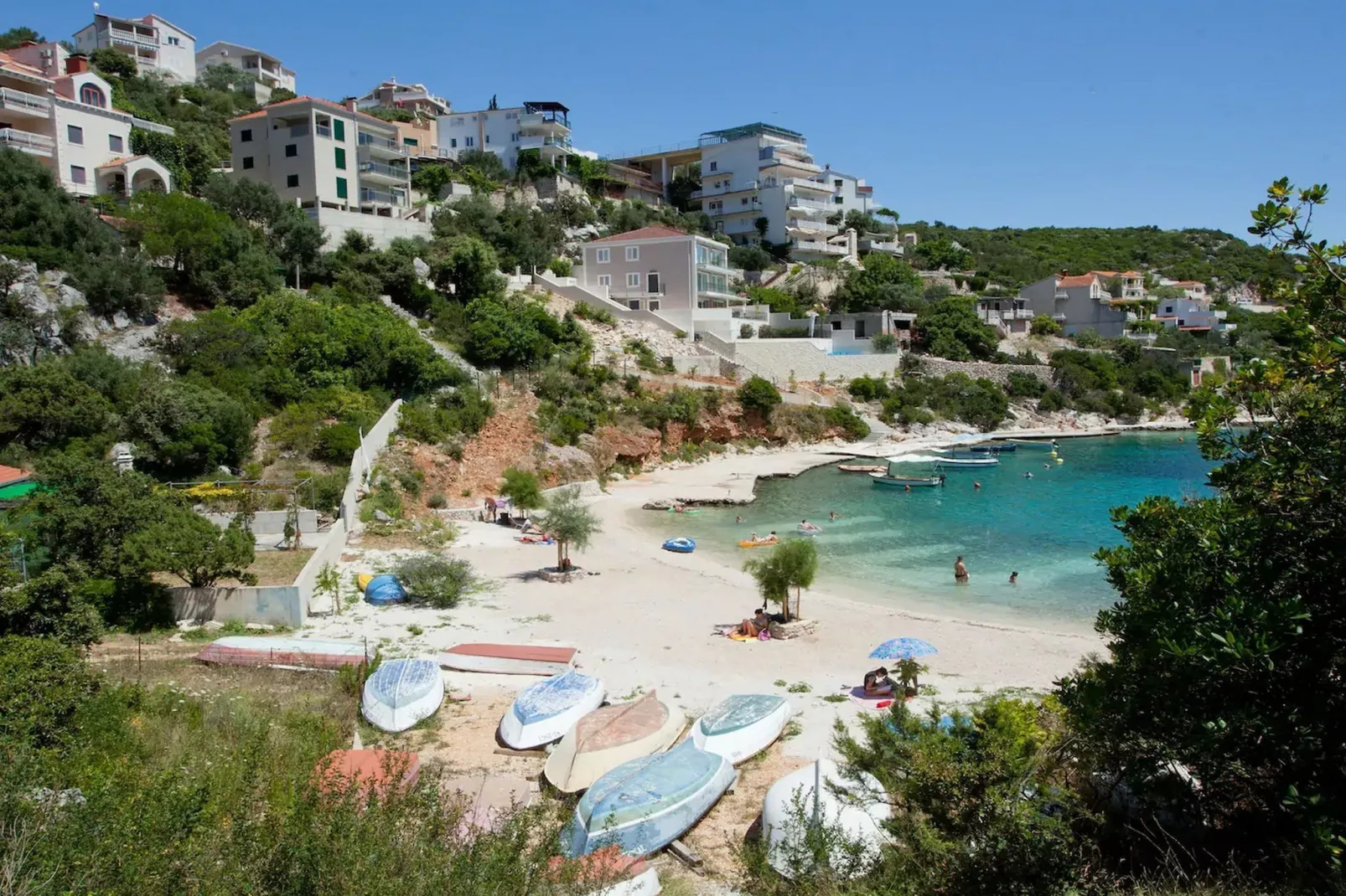 Wonderful Visinisce Apartments with Terrace and Sea Views - Standard Two Bedroom Apartment  (Owner 1) - Outdoor