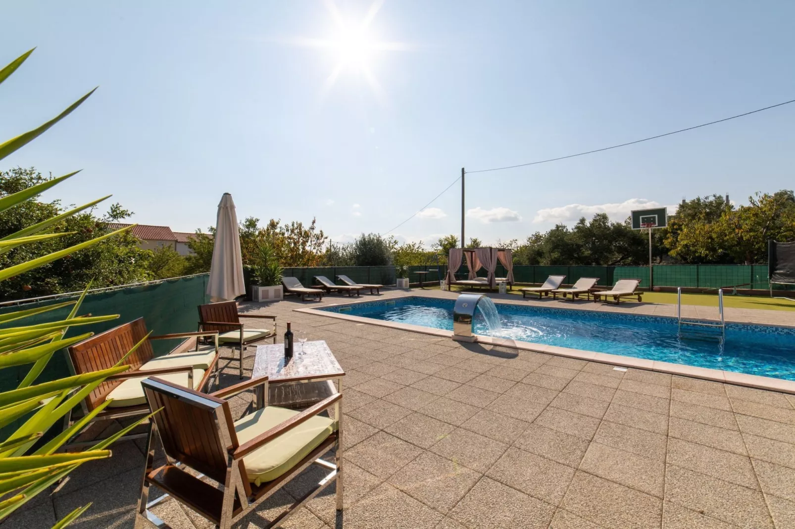 Spacious Holiday Home with Pool and Hot Tub in Kastel Stari - Four Bedroom Holiday Home with Pool - Swimming pool