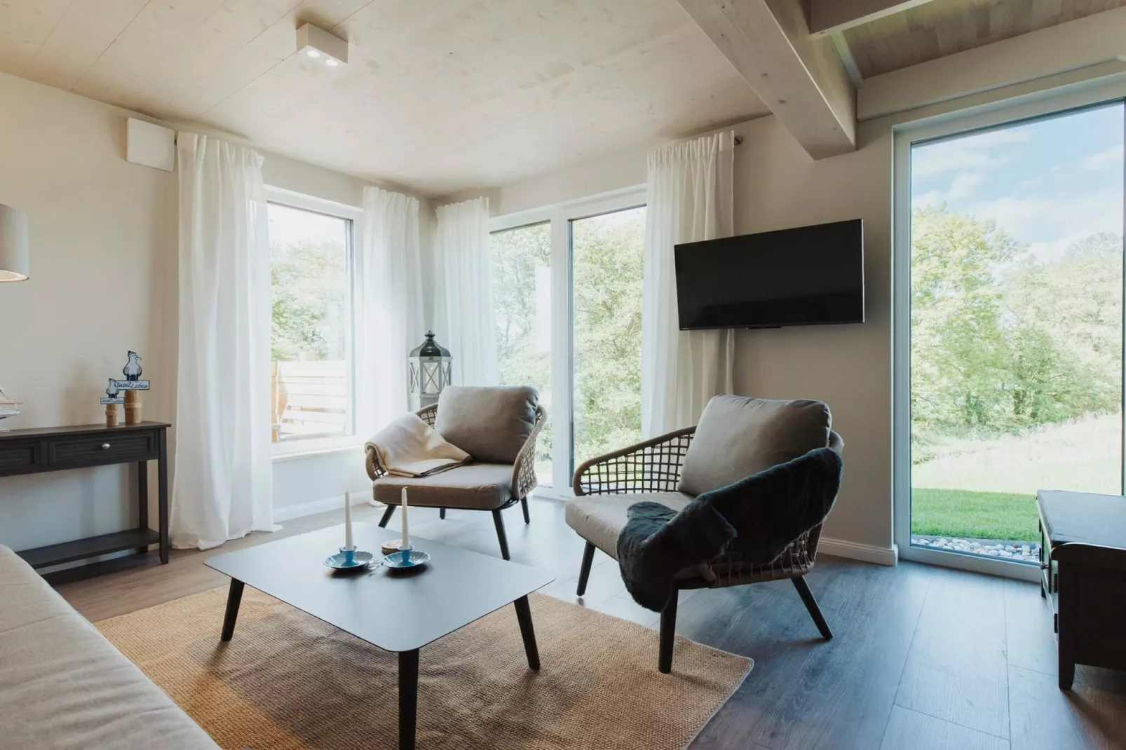 Maison de vacances avec terrasse à Sagard - Intérieur