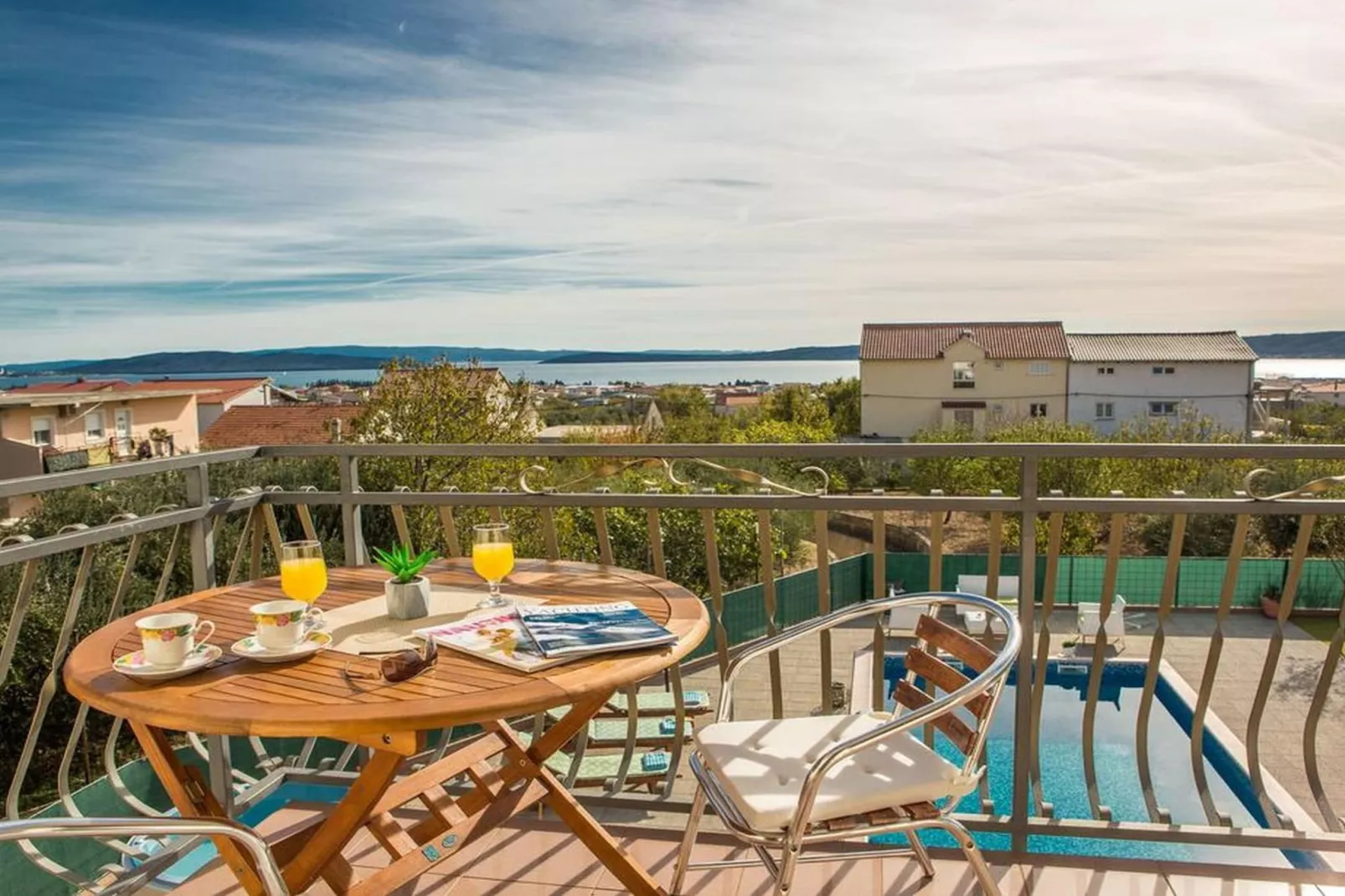 Spacious Holiday Home with Pool and Hot Tub in Kastel Stari - Four Bedroom Holiday Home with Pool - View