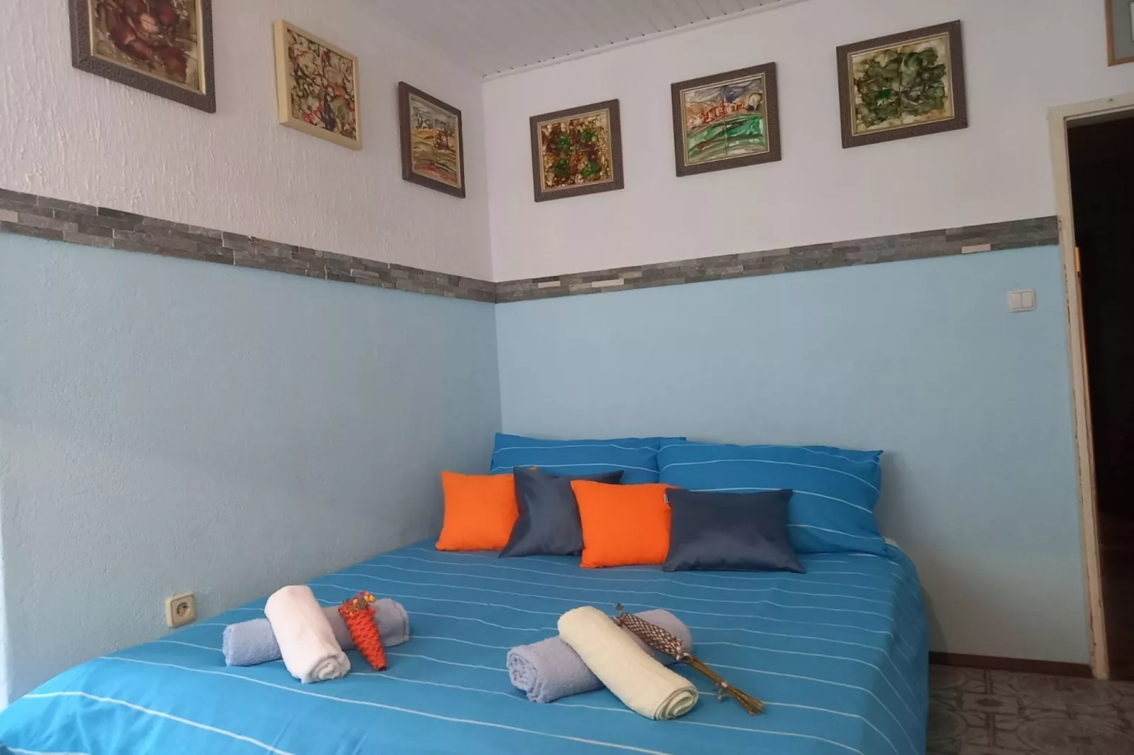Lovely Apartments Near the Sea - One Bedroom Apartment with Balcony - Schlafzimmer
