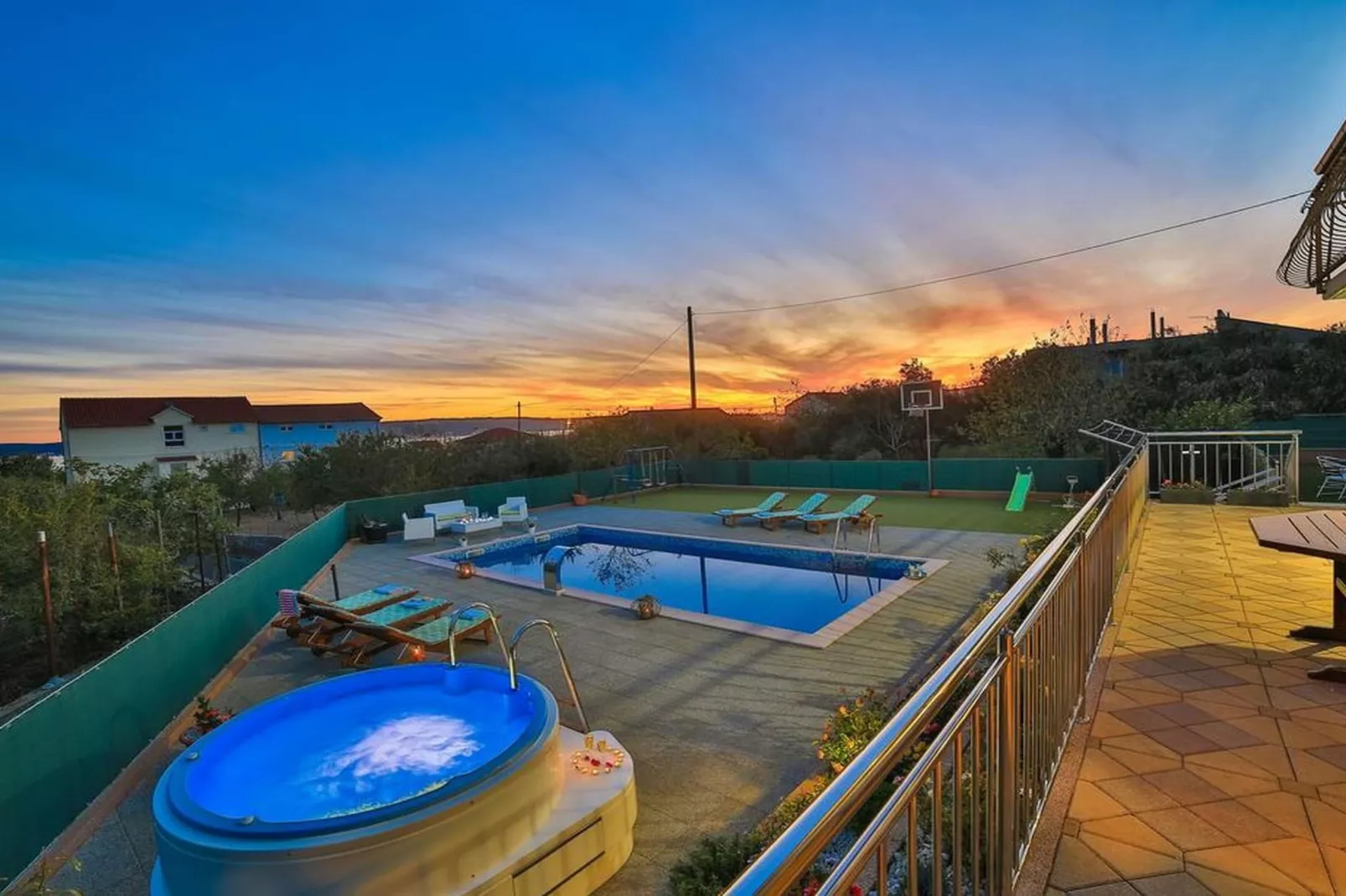 Spacious Holiday Home with Pool and Hot Tub in Kastel Stari - Four Bedroom Holiday Home with Pool - View
