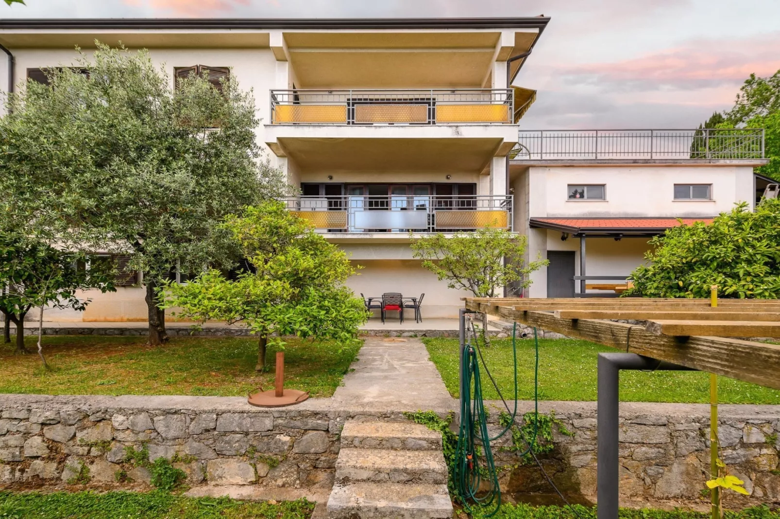 Charming Lovran Apartments with Wonderful Sea View - Two Bedroom Apartment - Outdoor