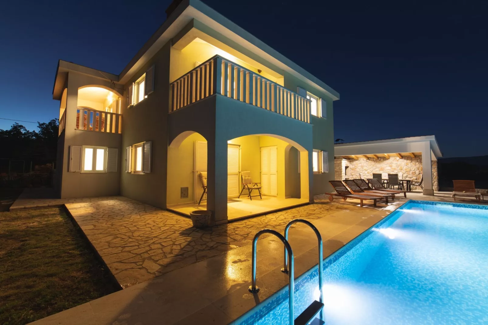 Idyllic Getaway Lovrec Villa with Pool - Five Bedroom Villa with Pool - Extérieur
