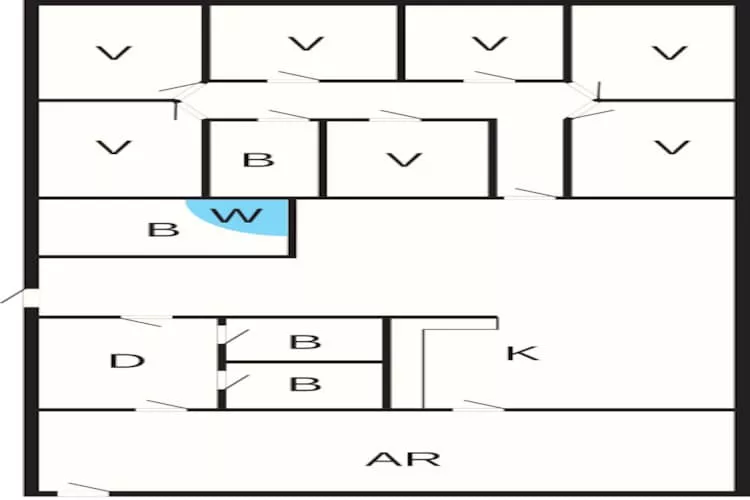 5 Sterne Ferienhaus in Ansager - Grundriss