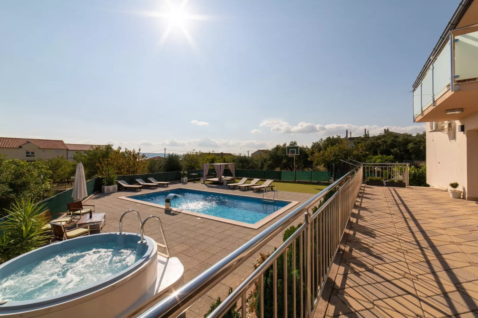 Spacious Holiday Home with Pool and Hot Tub in Kastel Stari - Four Bedroom Holiday Home with Pool - View