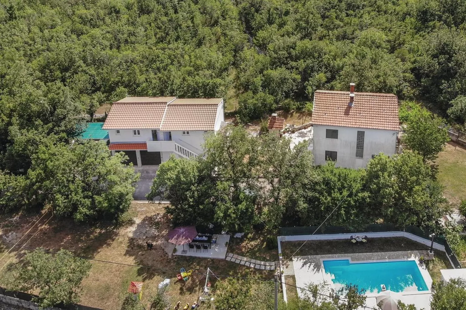 Spacious Prgomet Retreat with Private Pool, Fitness Centre, and Garden - Three Bedroom Villa - Outdoor