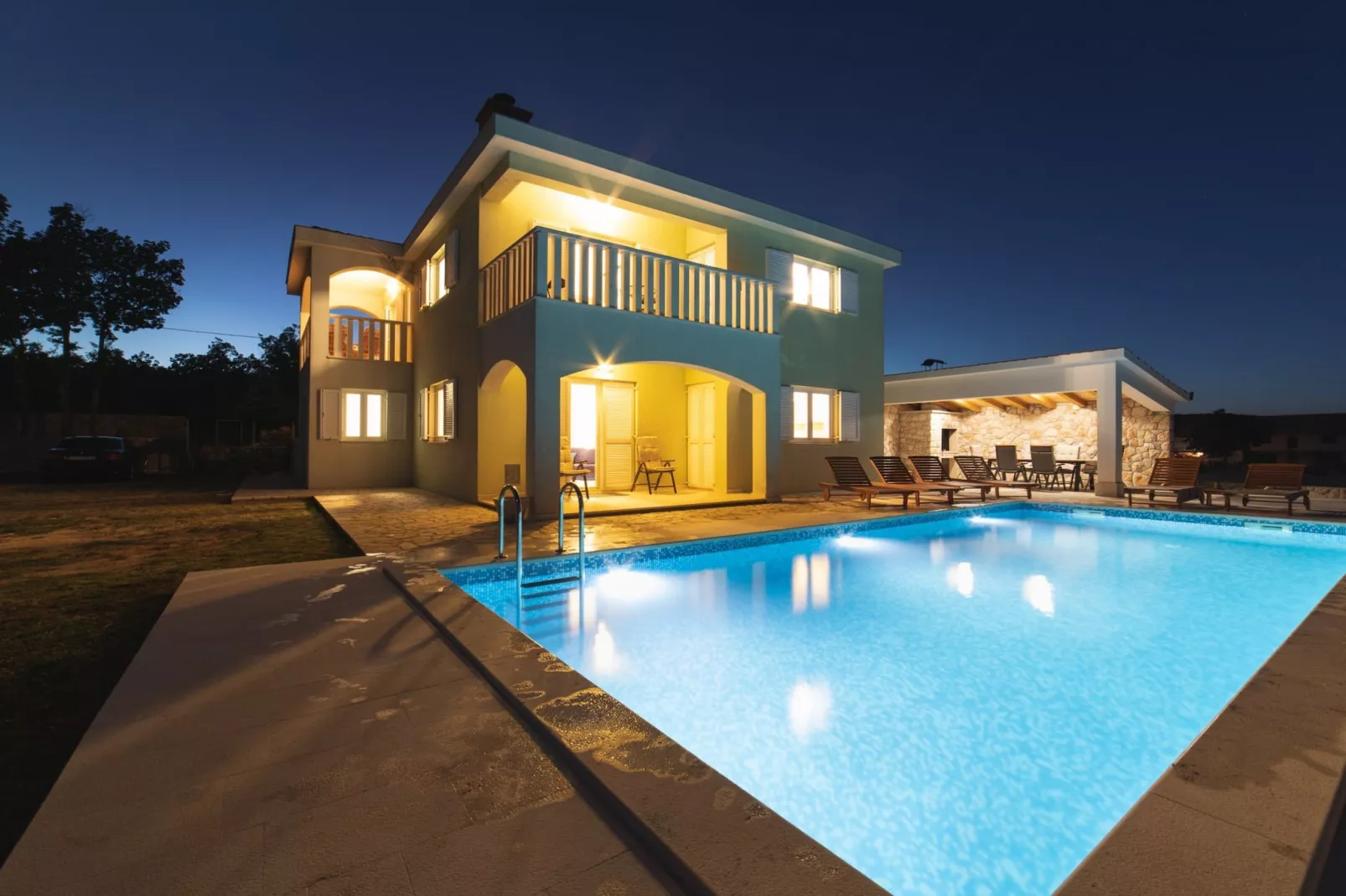 Idyllic Getaway Lovrec Villa with Pool - Five Bedroom Villa with Pool - Extérieur