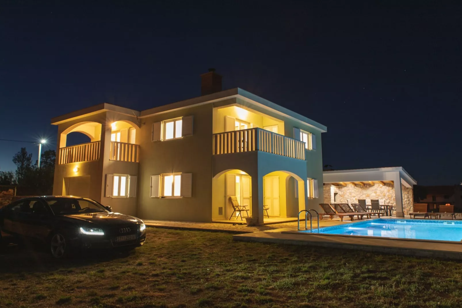 Idyllic Getaway Lovrec Villa with Pool - Five Bedroom Villa with Pool - Extérieur