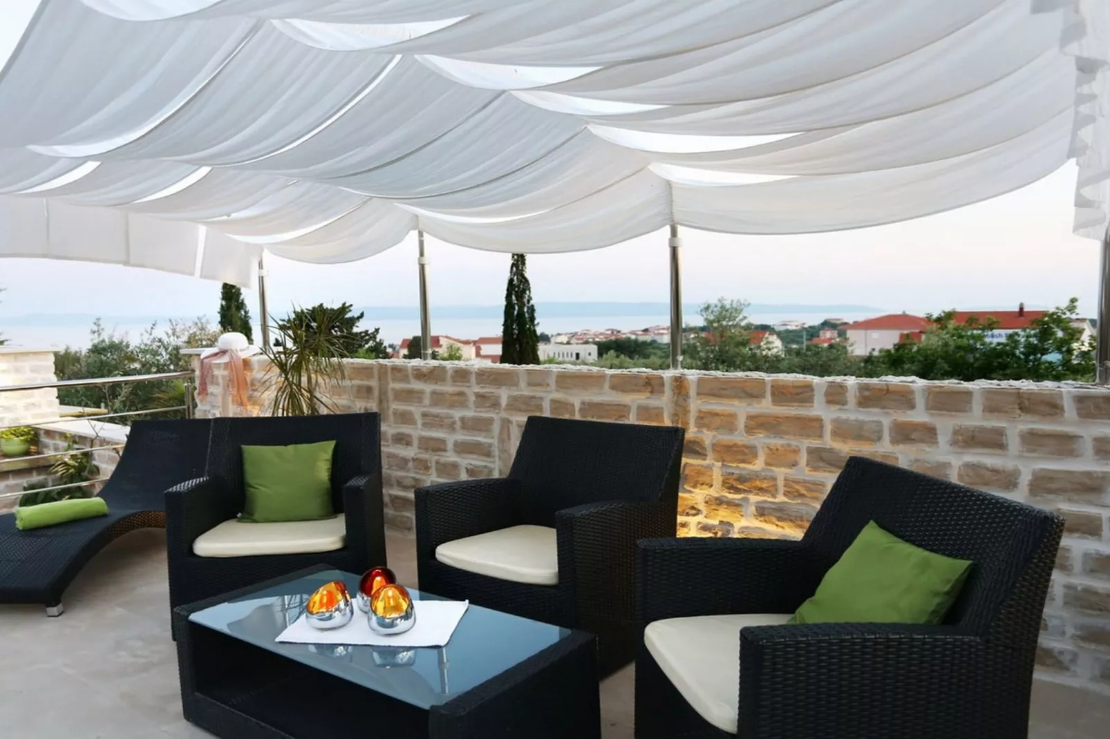 Okrug Gornji Luxurious Escape Villa with Pool - Five Bedroom Villa with Pool - Terrasse
