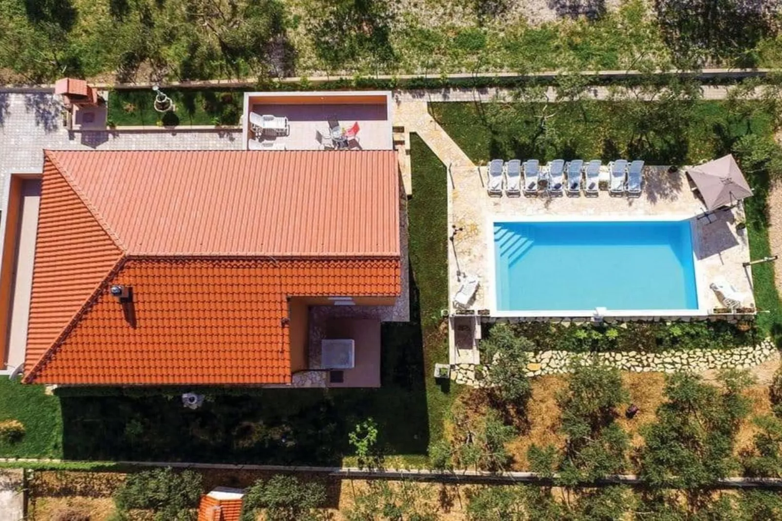 Exclusive Elegant Villa with Pool in Kastel Novi - Seven Bedroom Villa with Pool - Aussicht