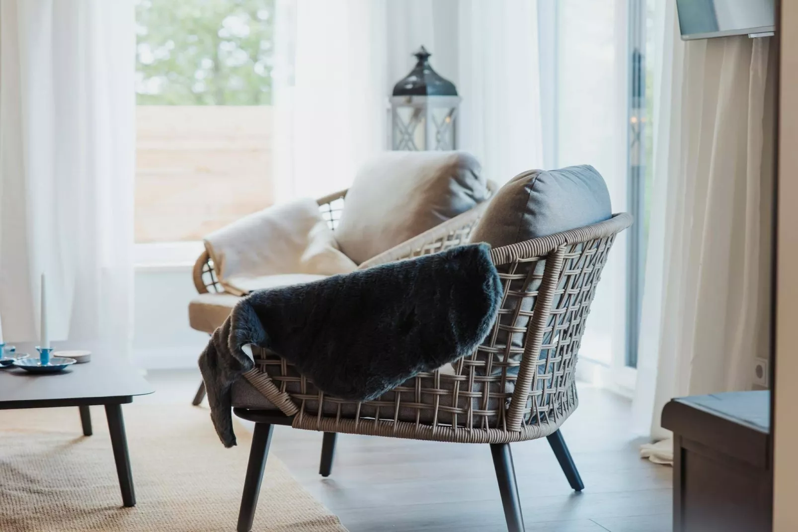 Séjour sur mesure au bord des falaises - Intérieur