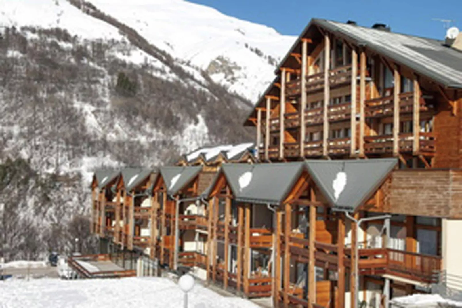 Residence Le Hameau de Valloire 5 - Außenbereich Winter