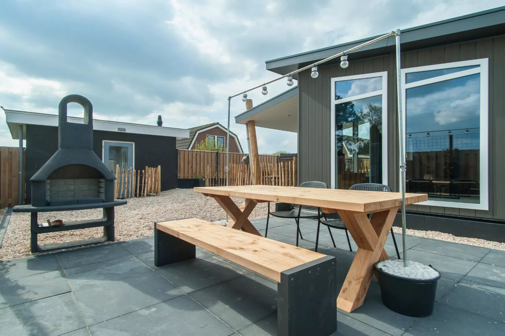 Chalet 4-persoons Huisdiervrij - Terrasse/Balkon