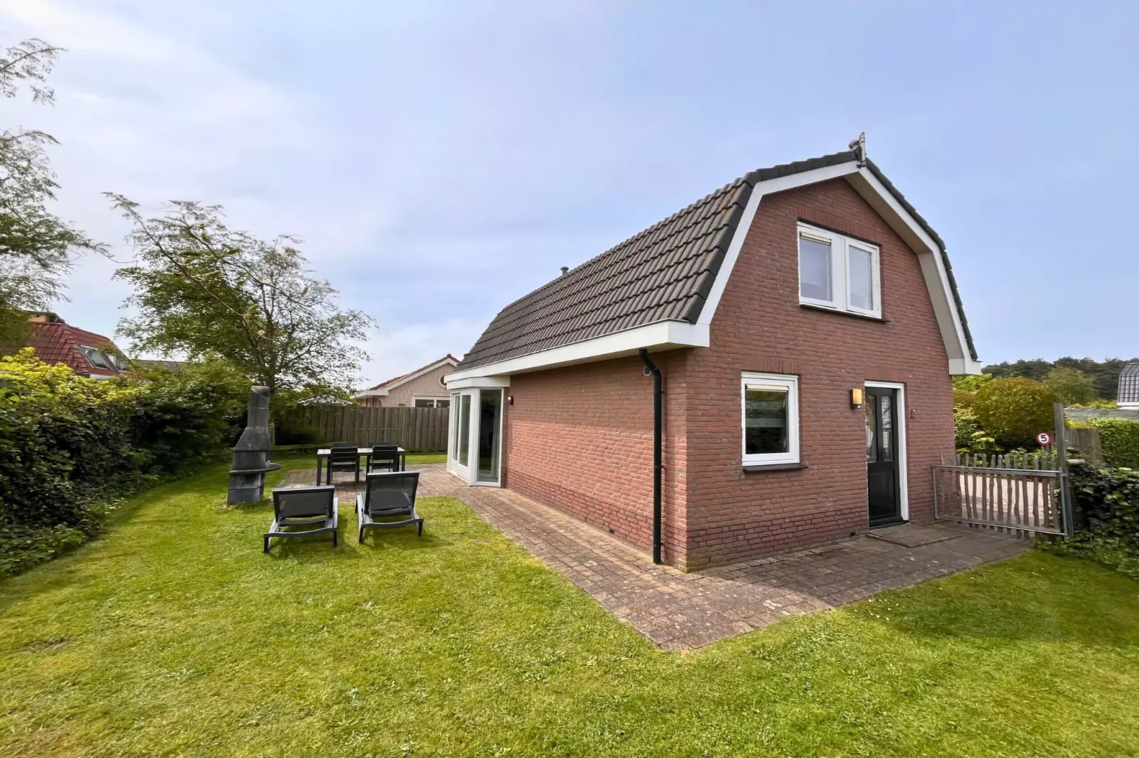 Bungalow 5-persoons - Außenbereich Sommer
