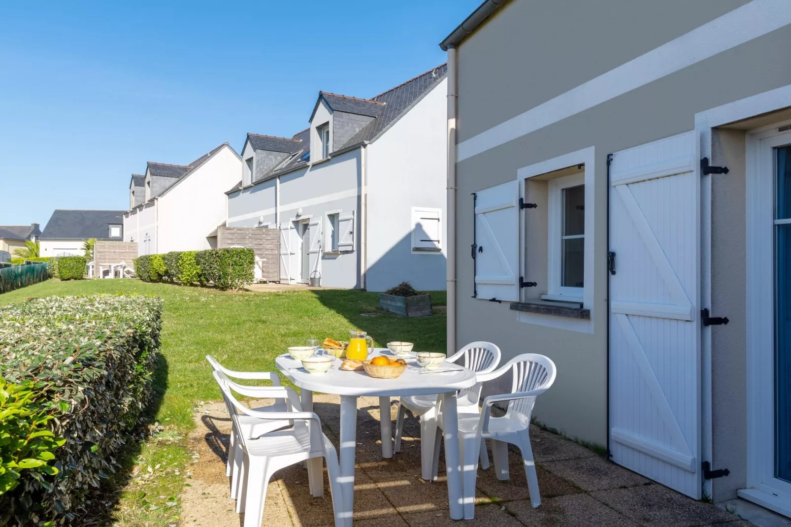 Residence les Terrasses de Pentrez 2 - Garten Sommer