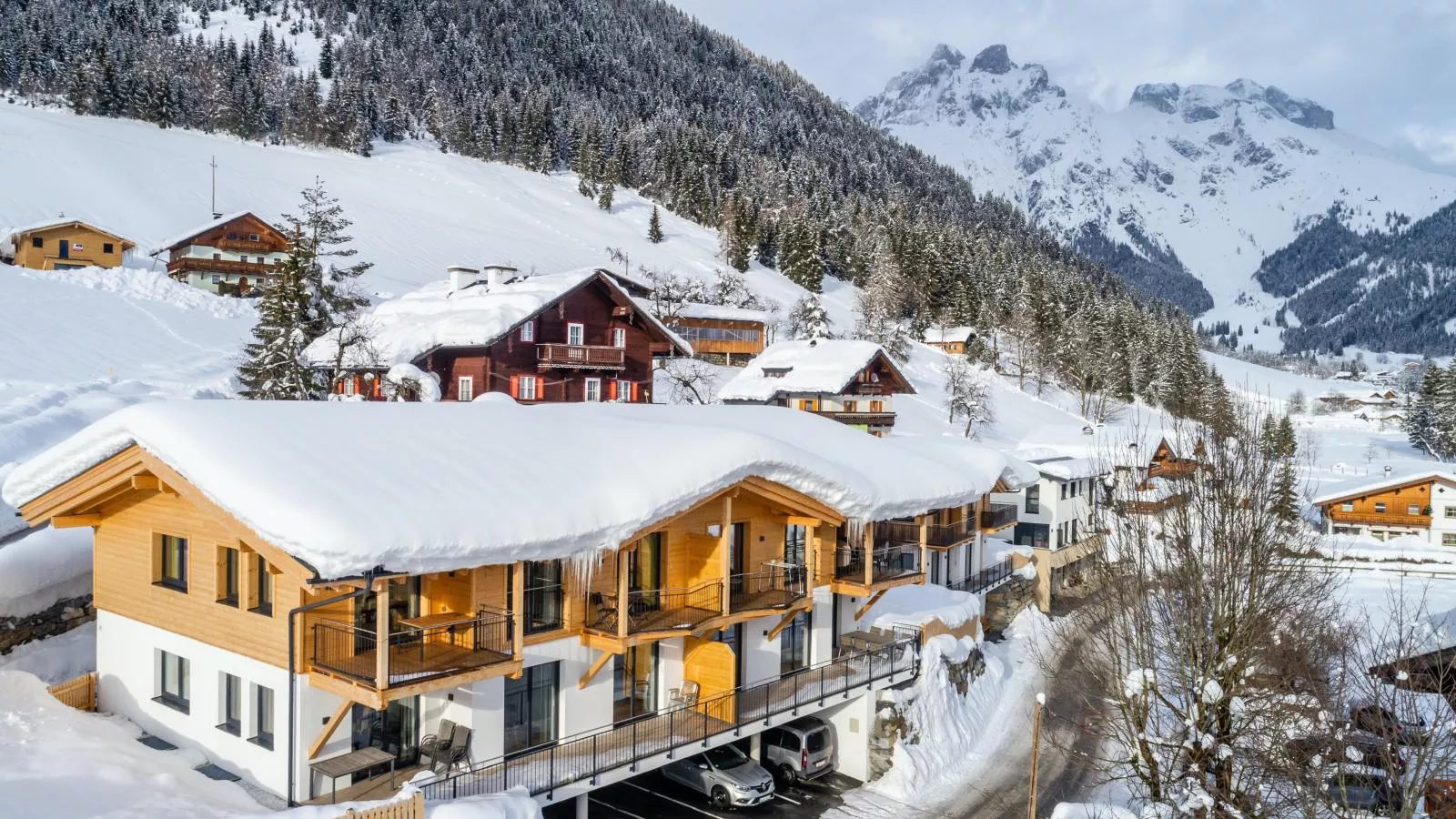 Werfenblick und Bergblick-Exterior winter