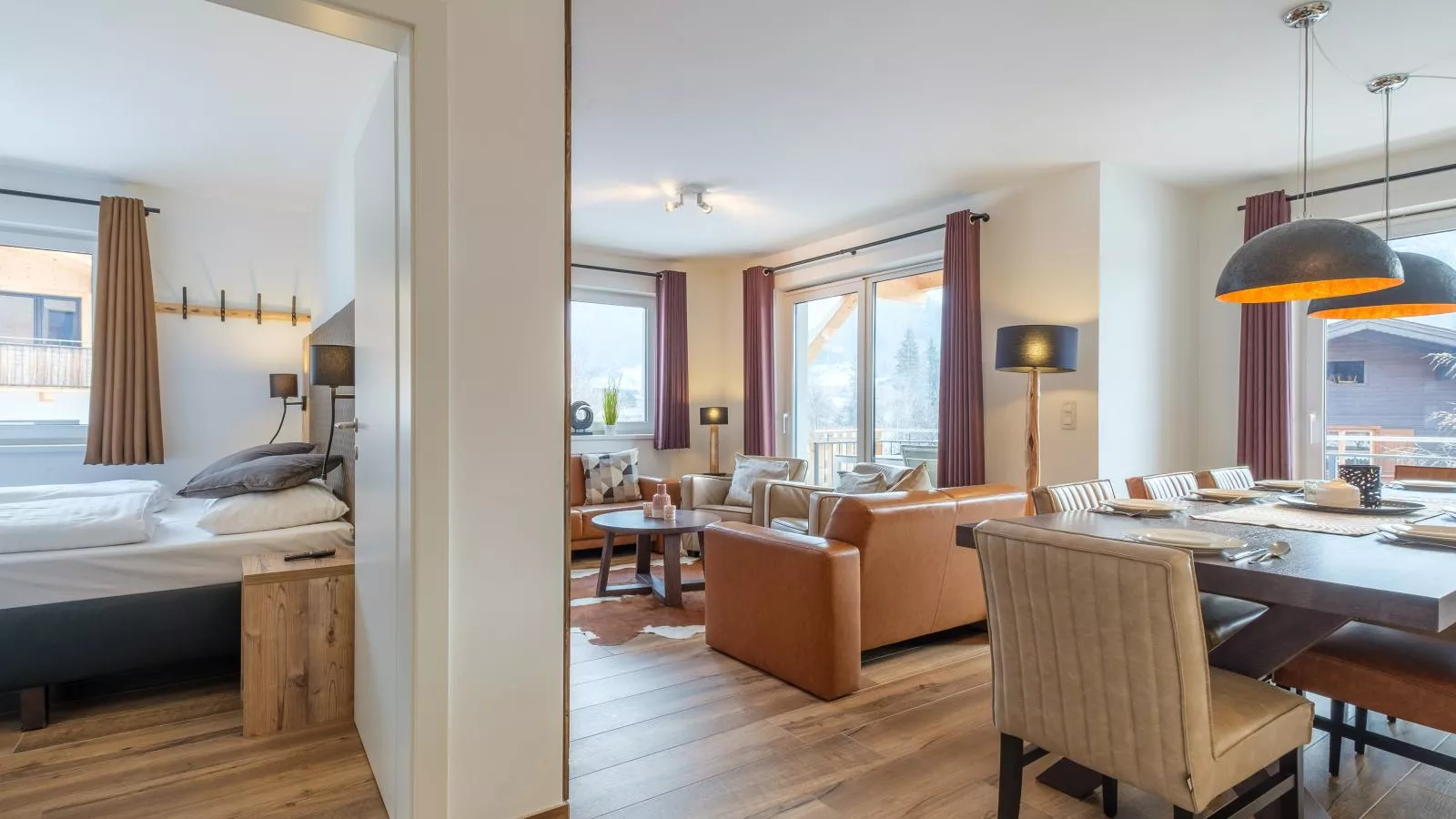 Werfenblick und Bergblick-Living room