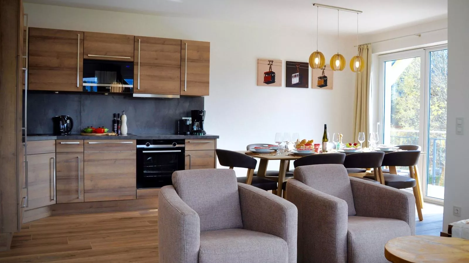 Werfenblick und Bergblick-Kitchen